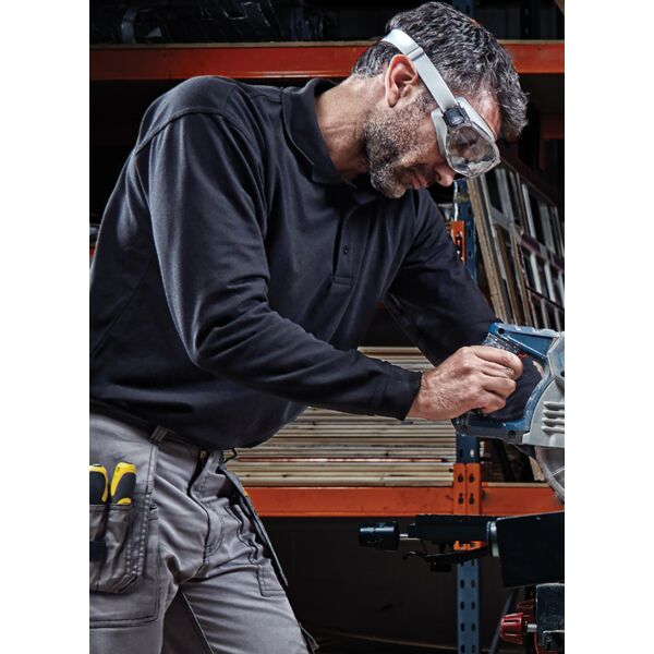 Weaver Long Sleeved Poloshirt Thumbnail