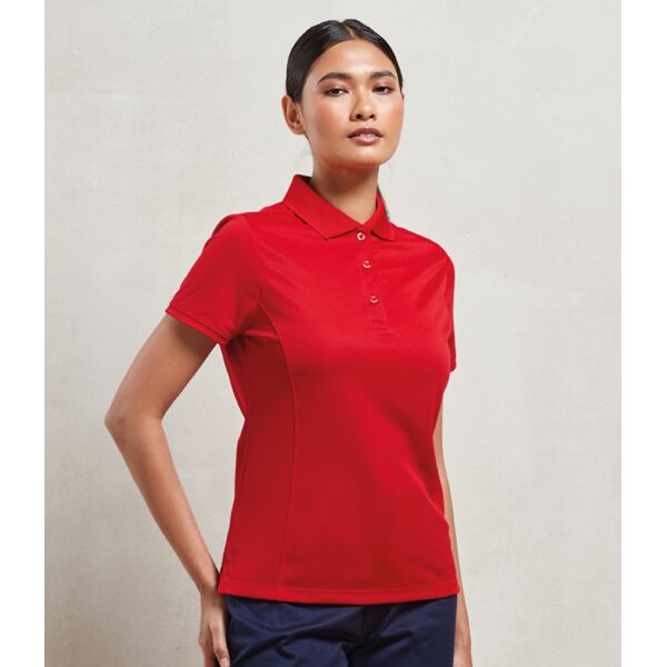 Premier Ladies Coolchecker® Piqué Polo Shirt Thumbnail