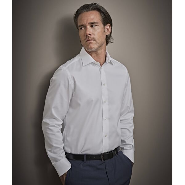 Tee Jays Luxury Comfort Fit Long Sleeve Oxford Shirt Thumbnail