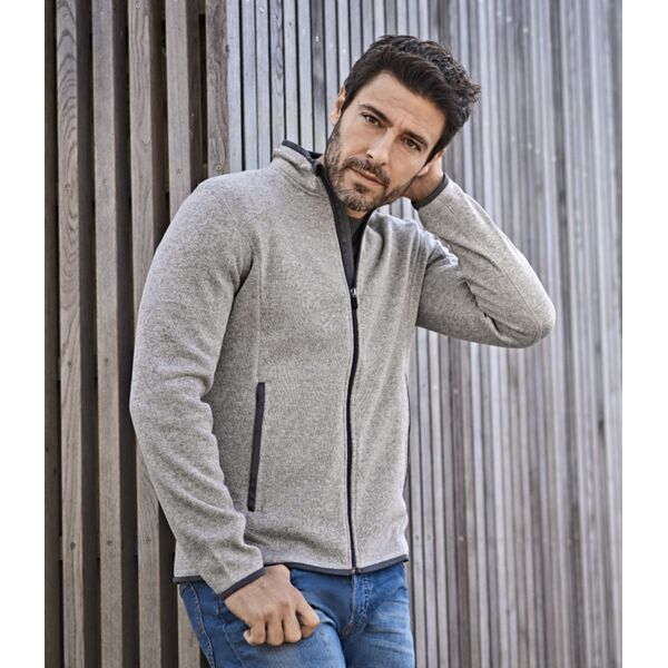 Tee Jays Knitted Outdoor Fleece Jacket Thumbnail