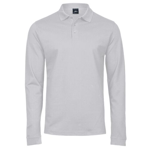 Tee Jays Luxury Stretch Long Sleeve Polo Shirt Thumbnail