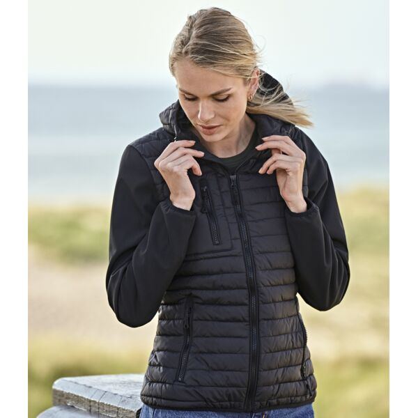 Tee Jays Ladies Crossover Hooded Jacket Thumbnail