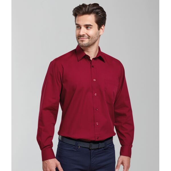 Premier Long Sleeve Poplin Shirt Thumbnail