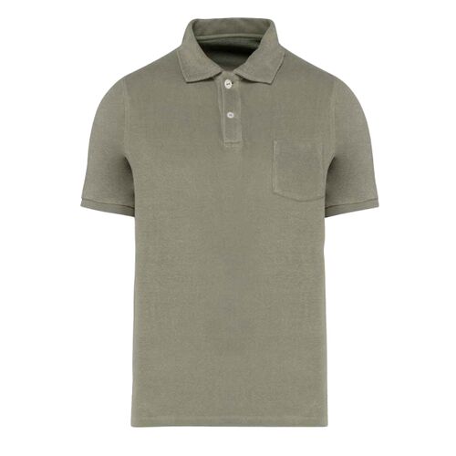 Native Spirit Terry Towel Polo Shirt Thumbnail