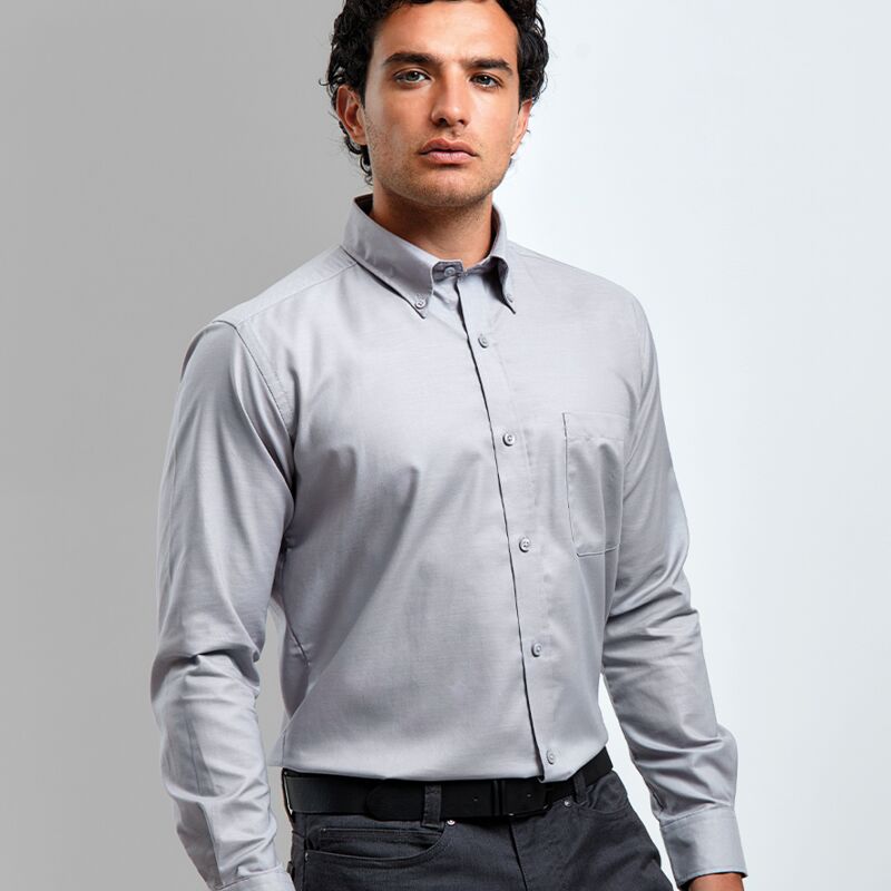 Premier Signature Long Sleeve Oxford Shirt Thumbnail